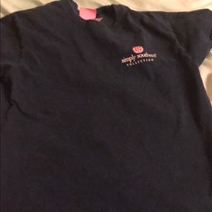 Cute small Simply Southern dog tee